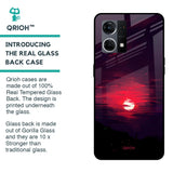 Morning Red Sky Glass Case For Oppo F21s Pro