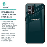 Hunter Green Glass Case For Oppo F21s Pro