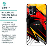 Race Jersey Pattern Glass Case For Oppo F21s Pro