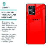 Blood Red Glass Case for Oppo F21s Pro