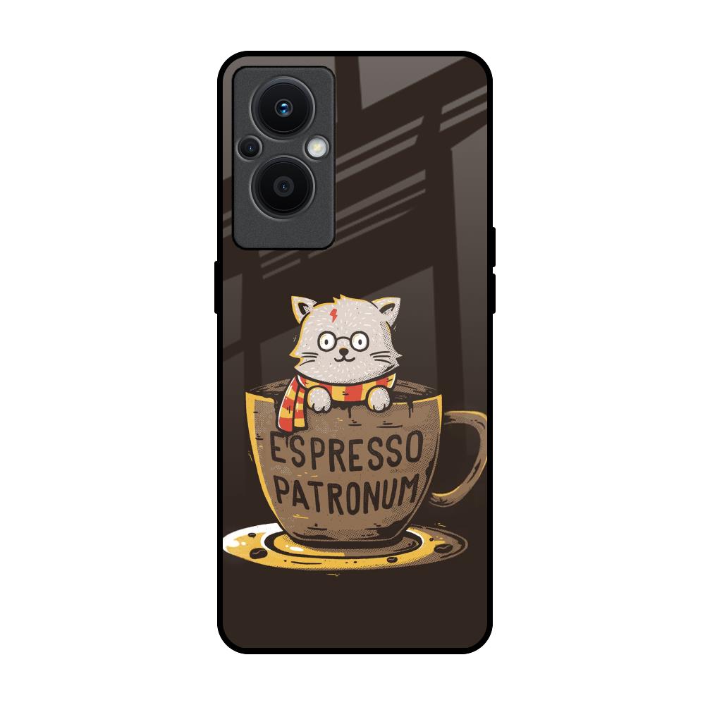 Tea With Kitty Oppo F21s Pro 5G Glass Back Cover Online