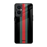Vertical Stripes Oppo F21s Pro 5G Glass Back Cover Online