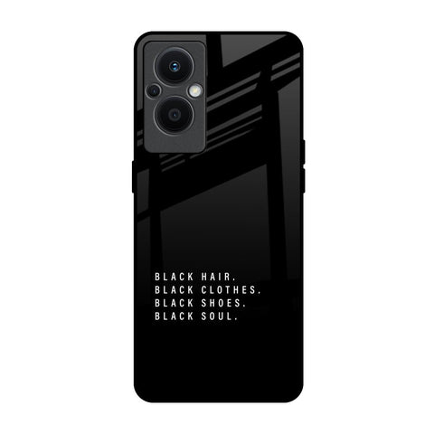 Black Soul Oppo F21s Pro 5G Glass Back Cover Online