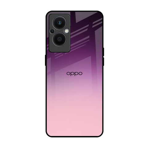 Purple Gradient Oppo F21s Pro 5G Glass Back Cover Online