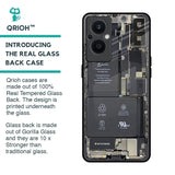 Skeleton Inside Glass Case for Oppo F21s Pro 5G