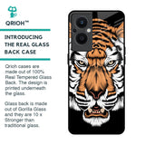 Angry Tiger Glass Case For Oppo F21s Pro 5G