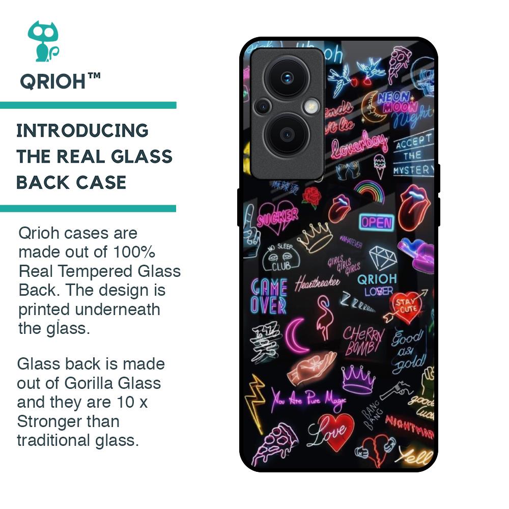 Accept The Mystery Glass Case for Oppo F21s Pro 5G