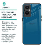 Cobalt Blue Glass Case for Oppo F21s Pro 5G
