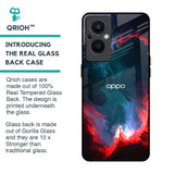 Brush Art Glass Case For Oppo F21s Pro 5G