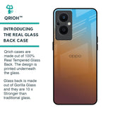 Rich Brown Glass Case for Oppo F21s Pro 5G