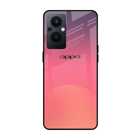 Sunset Orange Oppo F21s Pro 5G Glass Cases & Covers Online