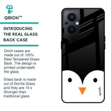 Cute Penguin Glass Case for Oppo F21s Pro 5G