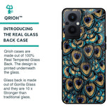 Peacock Feathers Glass case for Oppo F21s Pro 5G