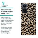 Leopard Seamless Glass Case For Oppo F21s Pro 5G