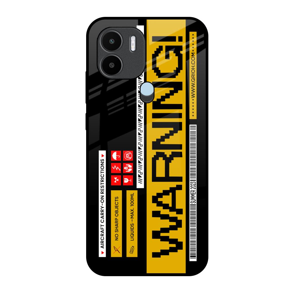 Aircraft Warning Redmi A1 Plus Glass Back Cover Online