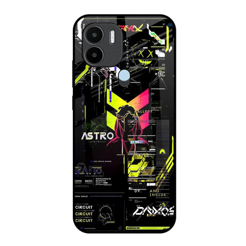 Astro Glitch Redmi A1 Plus Glass Back Cover Online