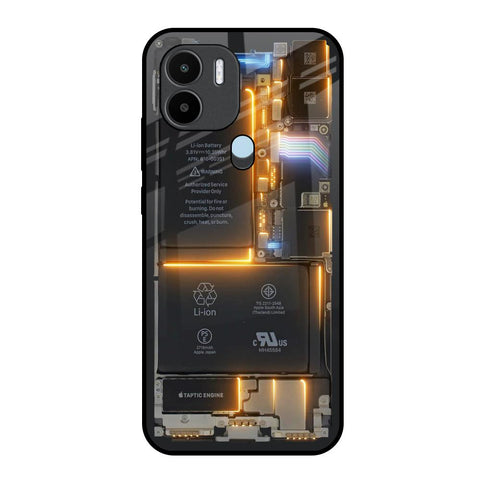 Glow Up Skeleton Redmi A1 Plus Glass Back Cover Online