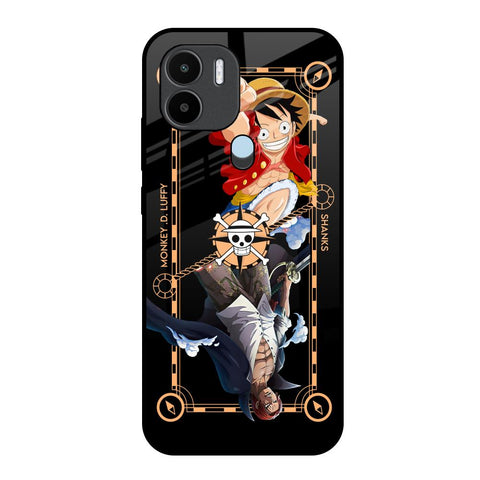 Shanks & Luffy Redmi A1 Plus Glass Back Cover Online