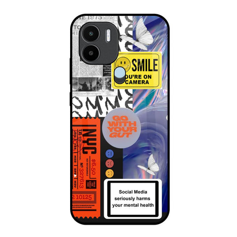 Smile for Camera Redmi A1 Plus Glass Back Cover Online