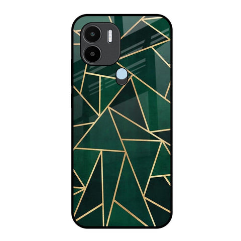 Abstract Green Redmi A1 Plus Glass Back Cover Online