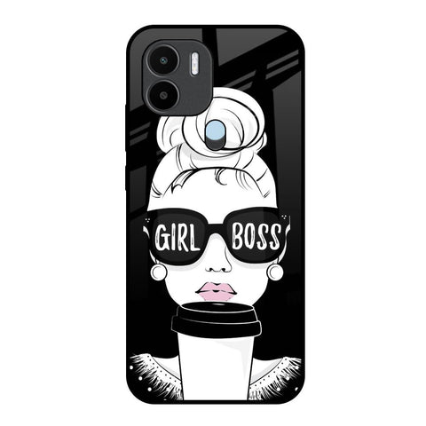 Girl Boss Redmi A1 Plus Glass Back Cover Online