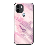 Diamond Pink Gradient Redmi A1 Plus Glass Back Cover Online