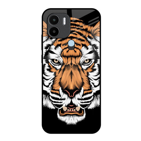 Angry Tiger Redmi A1 Plus Glass Back Cover Online