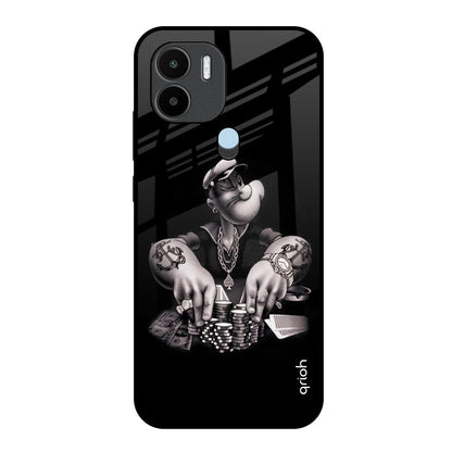 Gambling Problem Redmi A1 Plus Glass Back Cover Online