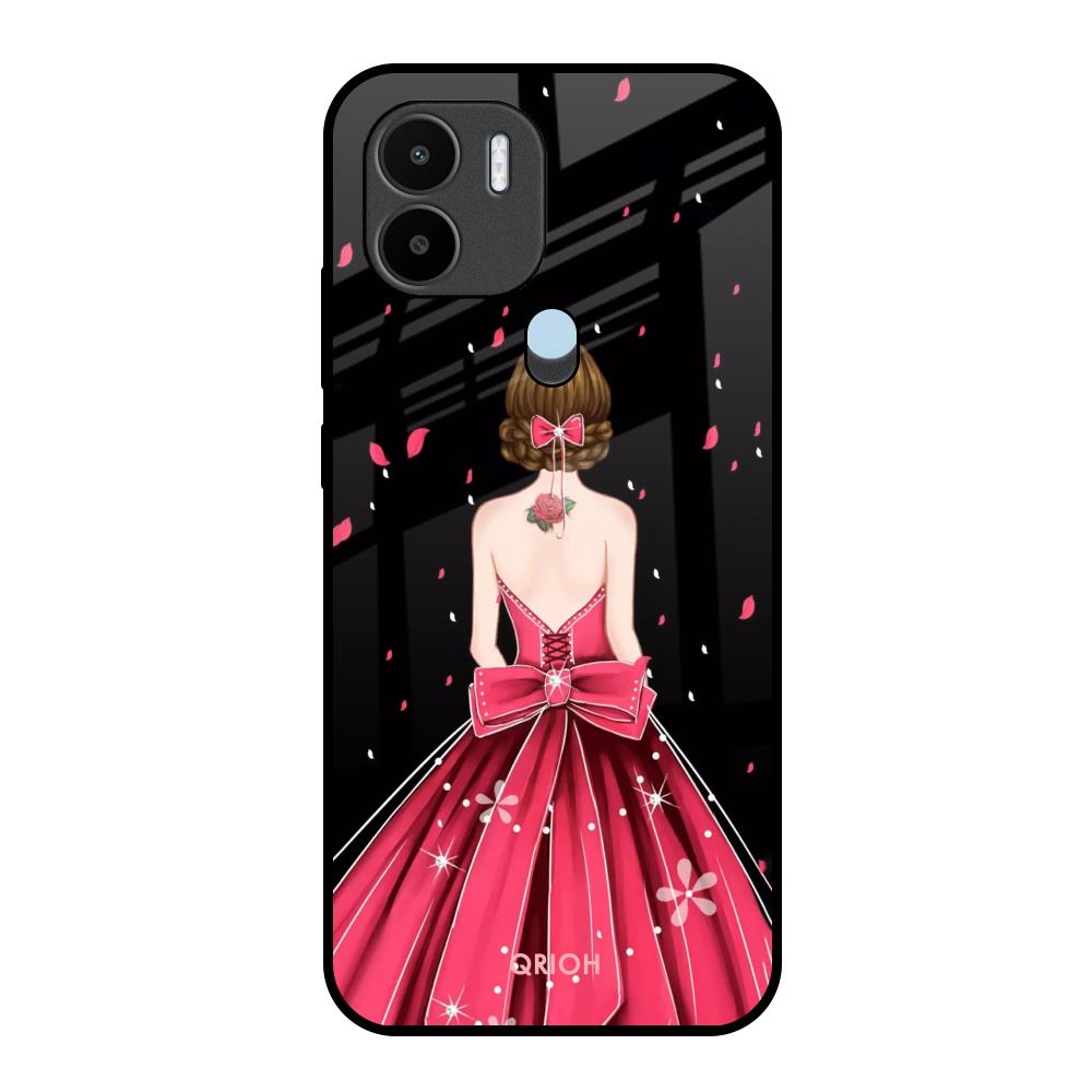 Fashion Princess Redmi A1 Plus Glass Back Cover Online