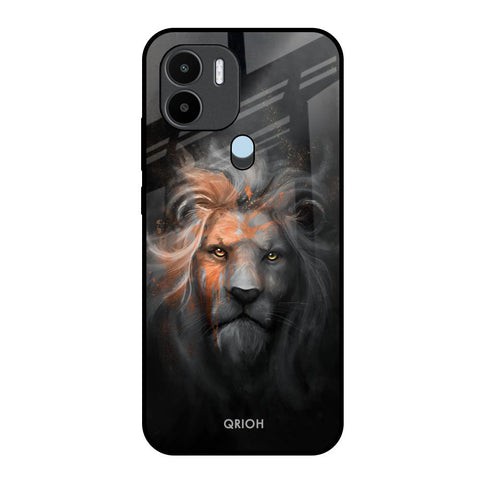 Devil Lion Redmi A1 Plus Glass Back Cover Online