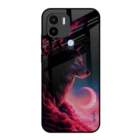Moon Wolf Redmi A1 Plus Glass Back Cover Online
