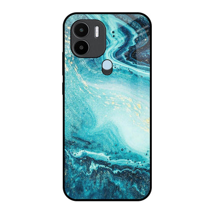 Sea Water Redmi A1 Plus Glass Back Cover Online
