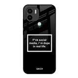 Dope In Life Redmi A1 Plus Glass Back Cover Online