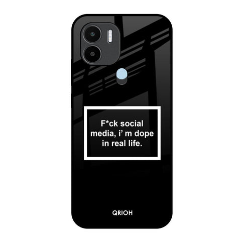Dope In Life Redmi A1 Plus Glass Back Cover Online