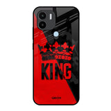 I Am A King Redmi A1 Plus Glass Back Cover Online