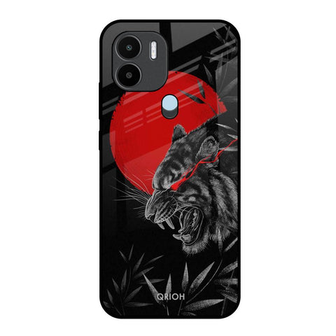 Red Moon Tiger Redmi A1 Plus Glass Back Cover Online