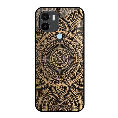Luxury Mandala Redmi A1 Plus Glass Back Cover Online
