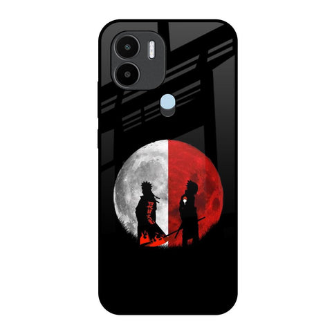 Anime Red Moon Redmi A1 Plus Glass Back Cover Online