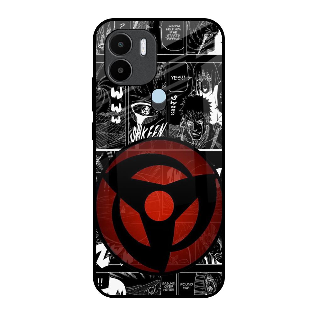 Sharingan Redmi A1 Plus Glass Back Cover Online