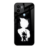 Monochrome Goku Redmi A1 Plus Glass Back Cover Online