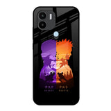 Minimalist Anime Redmi A1 Plus Glass Back Cover Online