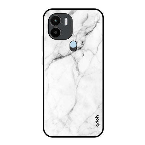 Modern White Marble Redmi A1 Plus Glass Back Cover Online