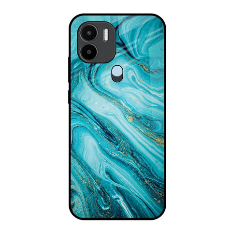 Ocean Marble Redmi A1 Plus Glass Back Cover Online