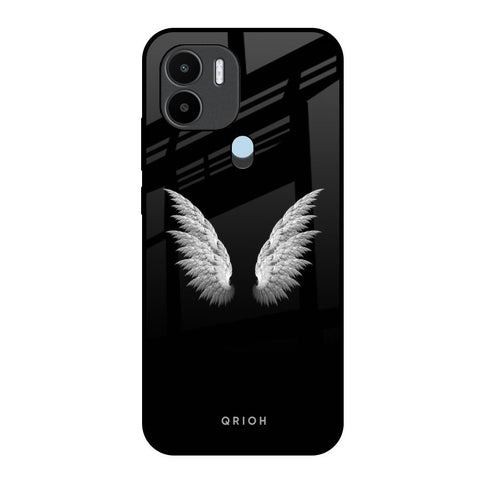 White Angel Wings Redmi A1 Plus Glass Back Cover Online