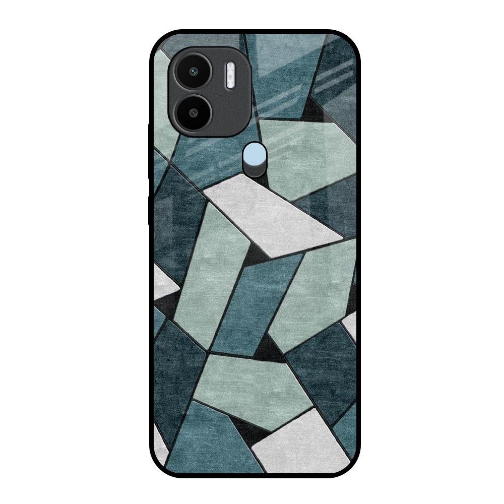 Abstact Tiles Redmi A1 Plus Glass Back Cover Online