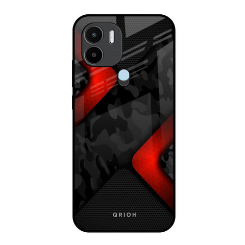 Modern Camo Abstract Redmi A1 Plus Glass Back Cover Online