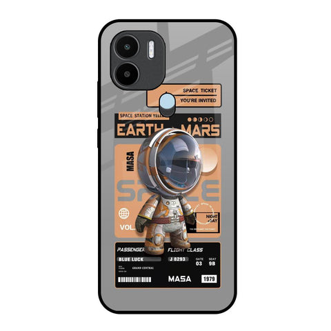 Space Ticket Redmi A1 Plus Glass Back Cover Online