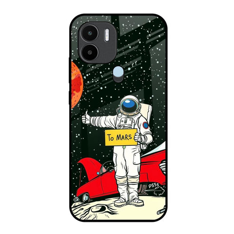 Astronaut on Mars Redmi A1 Plus Glass Back Cover Online