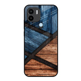 Wooden Tiles Redmi A1 Plus Glass Back Cover Online