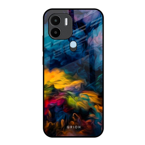 Multicolor Oil Painting Redmi A1 Plus Glass Back Cover Online